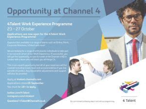 channel 4 work experience